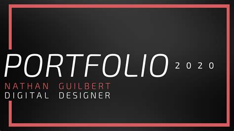 Digital Design // Portfolio 2020 on Behance