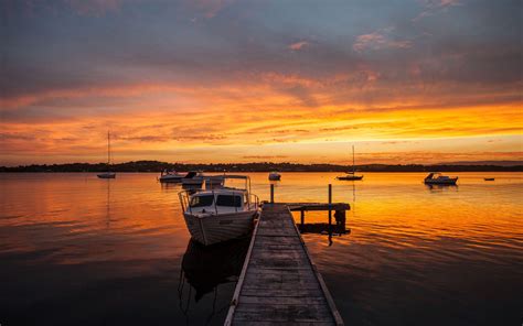 Lake Dock Sunset Wallpapers - Top Free Lake Dock Sunset Backgrounds ...