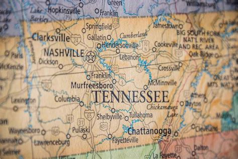 Kentucky Tennessee Border Map | secretmuseum