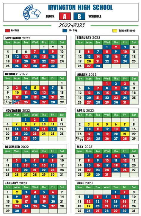 22-23 IHS A/B Schedule - IRVINGTON PUBLIC SCHOOLS