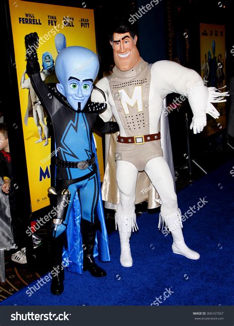 Megamind Metro Man Los Angeles Premiere Stock Photo 306167567 ...