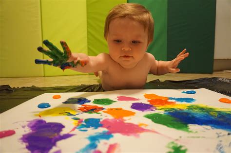 Developmental Activities For 8 Month Old Babies: Body Painting - CHOICE ...