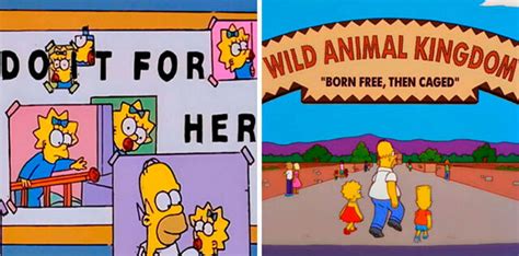 Here's A Collection Of The Best Signs Spotted In The Simpsons (35 Pics) | DeMilked