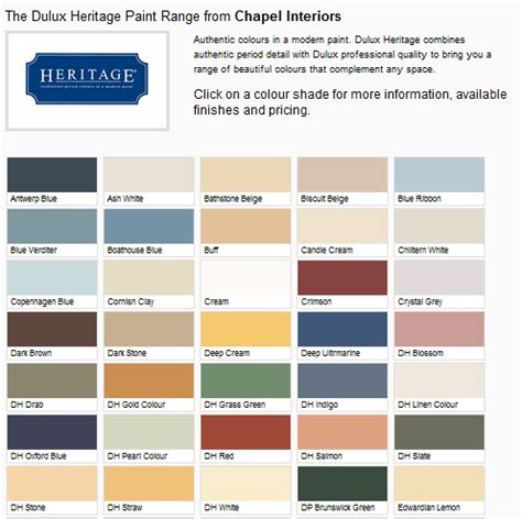 About 'dulux heritage colours'|America February/March 2009 ~ Daine Auman's blog