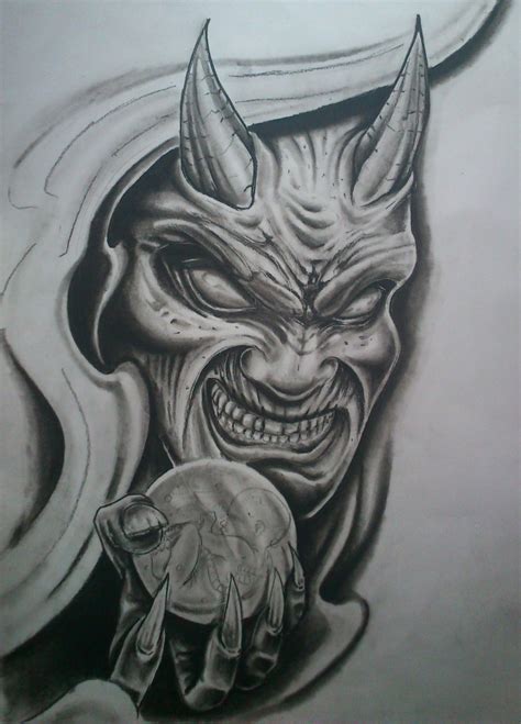 Evil Demon Drawing at GetDrawings | Free download