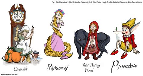 Fairy Tale Characters 1 by Gummibearboy on DeviantArt