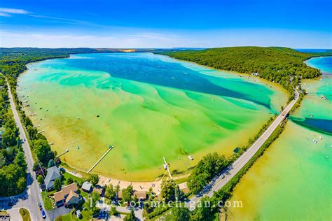 Glen Lake near Glen Arbor Aerial Photos — Dan J. Zeeff - Aerial ...