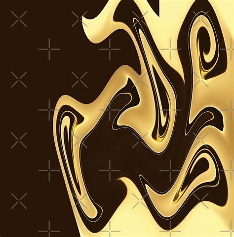 "Brown and Yellow Abstract" by CarolM | Redbubble