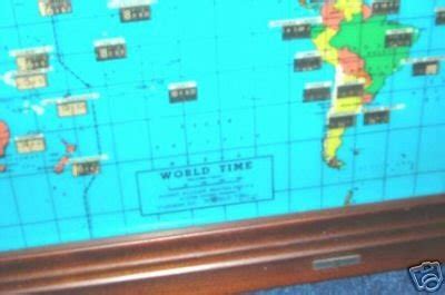 Howard Miller International World Time Zone Clock 1959 | #40965400