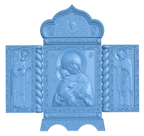 Iconostasis Icon – 3D Model – Vector files