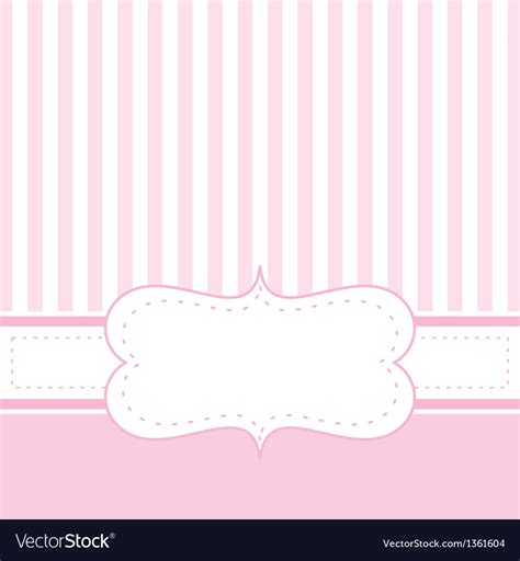 Pink card invitation or restaurant menu Royalty Free Vector