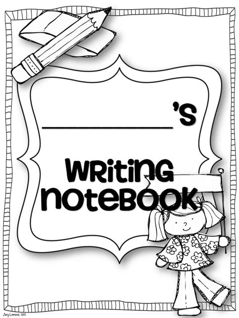 writing notebook cover.pdf | Writing | Pinterest