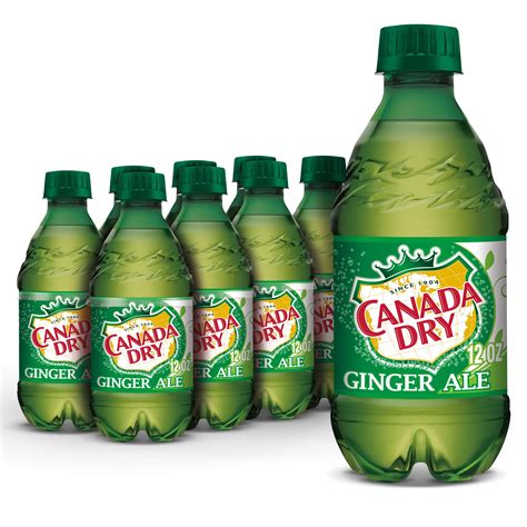 Canada Dry Ginger Ale Soda, 12 fl oz bottles, 8 pack - Walmart.com