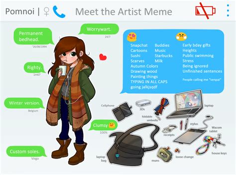 Meet the Artist Meme by Pomnoi on DeviantArt