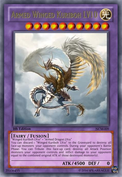 Armed Winged Kuriboh LV10 | Yu-Gi-Oh Card Maker Wiki | Fandom