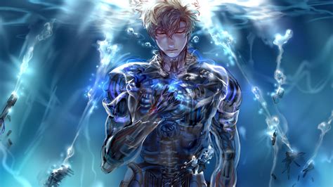 Download Genos (One-Punch Man) Anime One-Punch Man HD Wallpaper