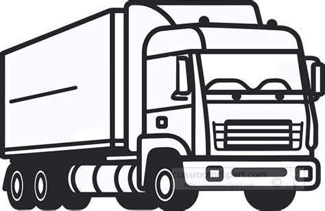 Truck Clipart Outline