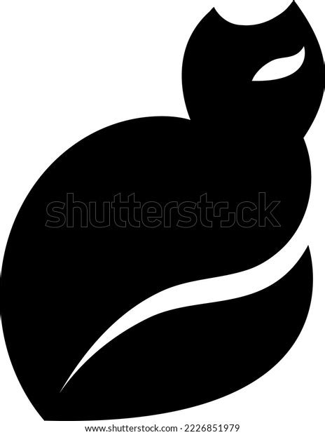 Cat Logo Black White Vector Illustration Stock Vector (Royalty Free) 2226851979 | Shutterstock