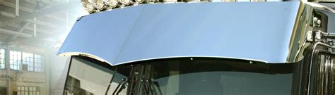 Semi Truck Sunroof Visors | Roof Wind Deflectors - TRUCKiD.com