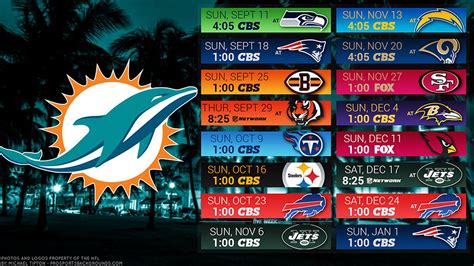 Examining the Remainder of the Miami Dolphins Regular Season Schedule ...