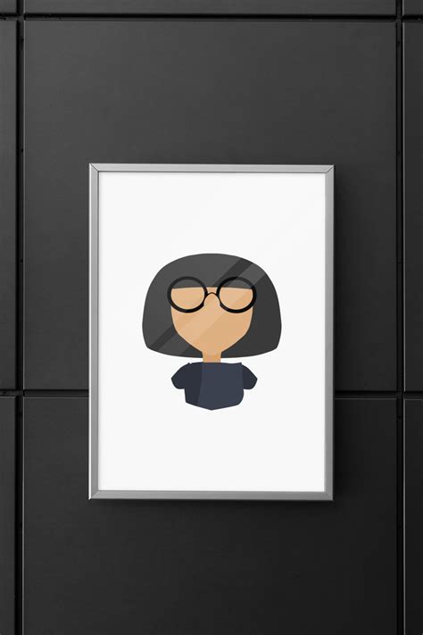 EDNA MODE Minimalist Print Portrait Poster Printable - Etsy