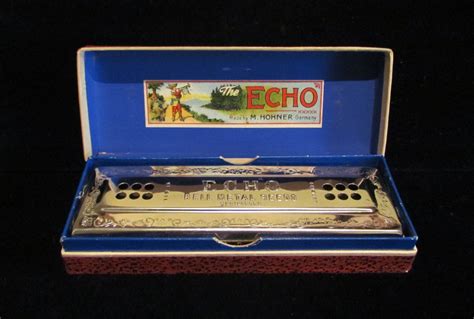 1930s Vintage M. Hohner Echo Harp Harmonica by classiccollector