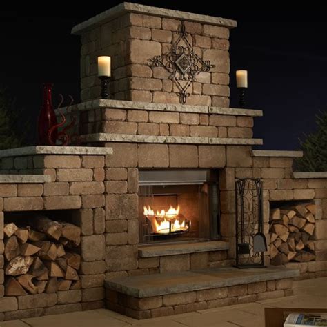 Necessories Grand Outdoor Fireplace | Woodland Direct