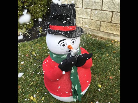 Snow Blowing Snowman - Fun Source - Fun Source