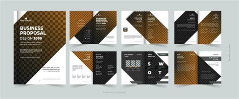 Bi-Fold Brochure Template Design For Multipurpose Use 28151359 Vector ...