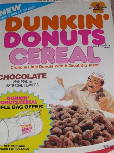 Dunkin Donuts Cereal - From Dunkin Donuts To Urkel Forgotten And Weird ...