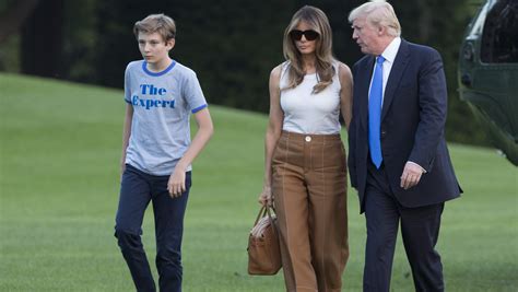 First lady Melania Trump, son Barron officially move into the White House