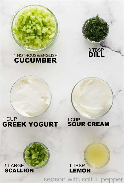 Easy Cucumber Dip {10 Minute Recipe} - Cheerful Cook