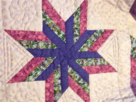 Gorgeous Texas Star Quilt Hand pieced Hand by thisnthatbyme