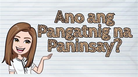 (FILIPINO) Ano ang Pangatnig na Paninsay? | #iQuestionPH - YouTube