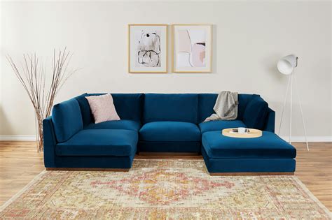 Holt Armless U-Sofa Sectional (5 piece) | Joybird