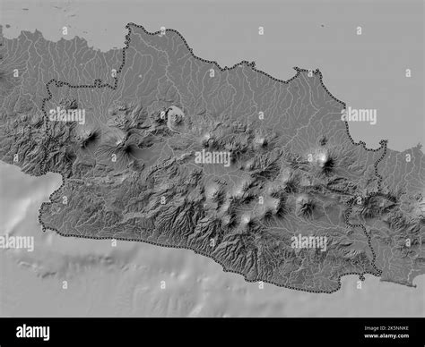 Jawa Barat Province Isolated On Indonesia Map Gray Ba - vrogue.co