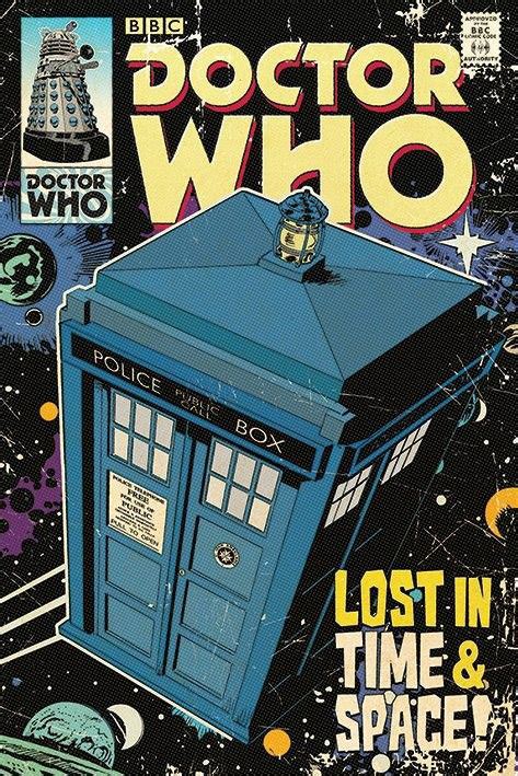 Doctor Who TARDIS Comic Book Cover Poster