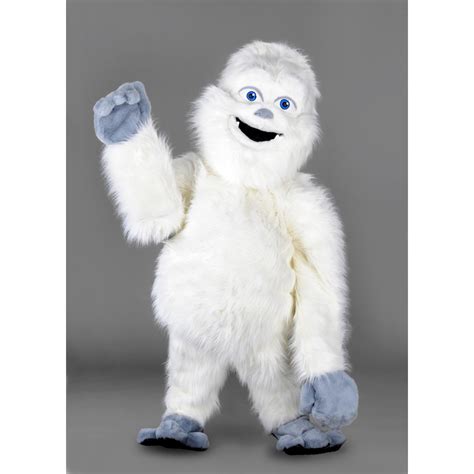 Abominable Snowman Mascot Costume