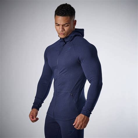 Gymshark Fit Hooded Top - Sapphire Blue | Hoodies men, Workout hoodie, Gym hoodie