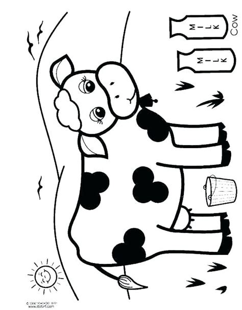 Realistic Cow Coloring Pages at GetColorings.com | Free printable ...