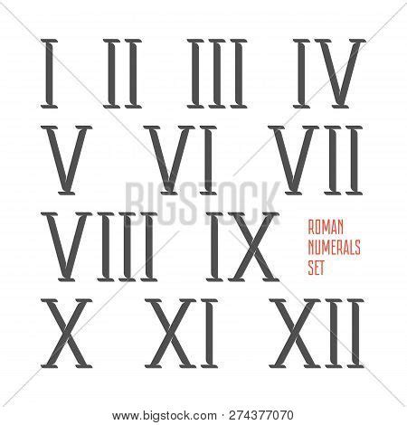 Roman Numerals Images, Illustrations & Vectors (Free) - Bigstock