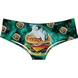 Mumeson Women No Show Invisible Briefs Underwear Animal Print Elastic Bikini Hipster Panties for ...