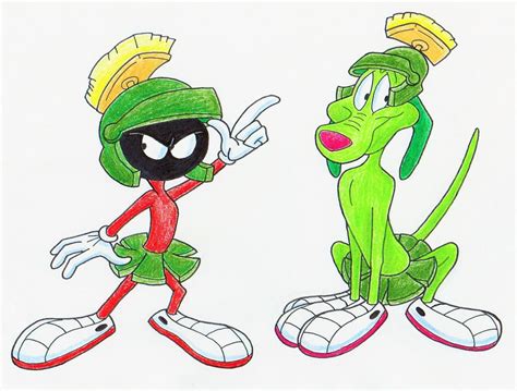 Marvin The Martian And K9 by IrishBeckyCartoons on DeviantArt