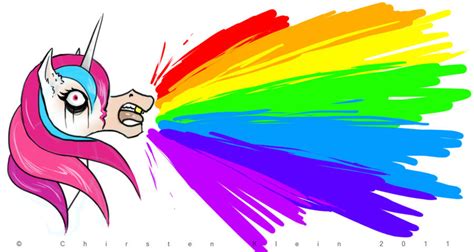 UNICORN BARFING RAINBOWS by x-Laya-x on DeviantArt