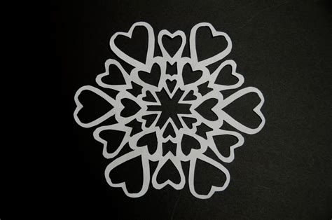 Paper Heart Snowflake - Creative Pop Up Cards