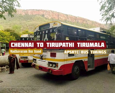 APSRTC Saptagiri Express | Chennai to Tirupathi Tirumala Temple | Bus ...