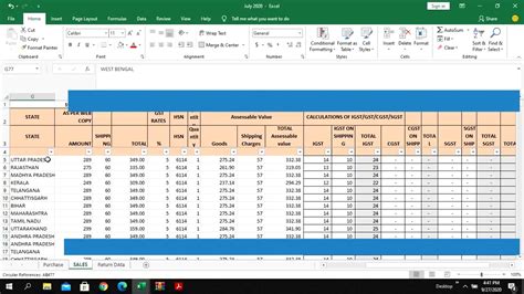 how to prepare excel sheet to file gst return for online seller | 2020 ...