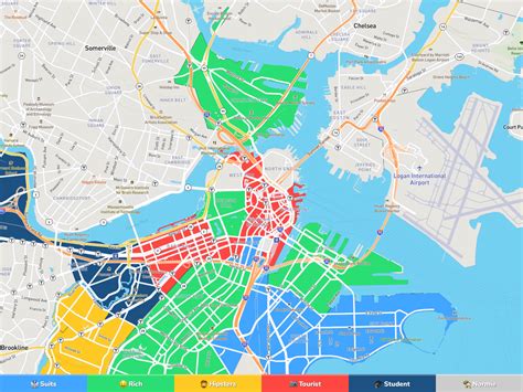 Map Of Neighborhoods In Boston