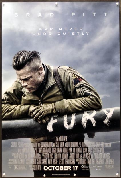 Fury | One Sheet | Movie Posters | Limited Runs