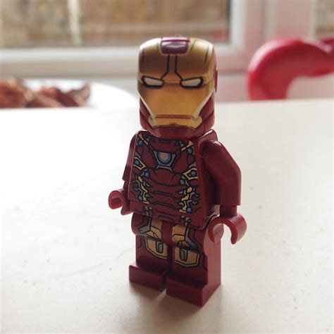 Iron man MK46 from the superheroes airport battle set! Brilliant print on the minifigs torso # ...